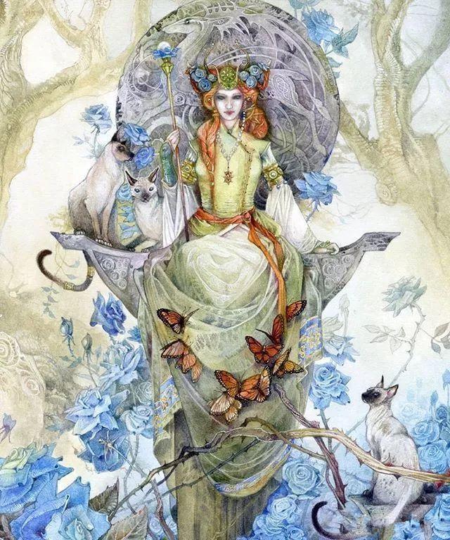 水彩微光 Stephanie Law藝術插畫中的幻境微視覺